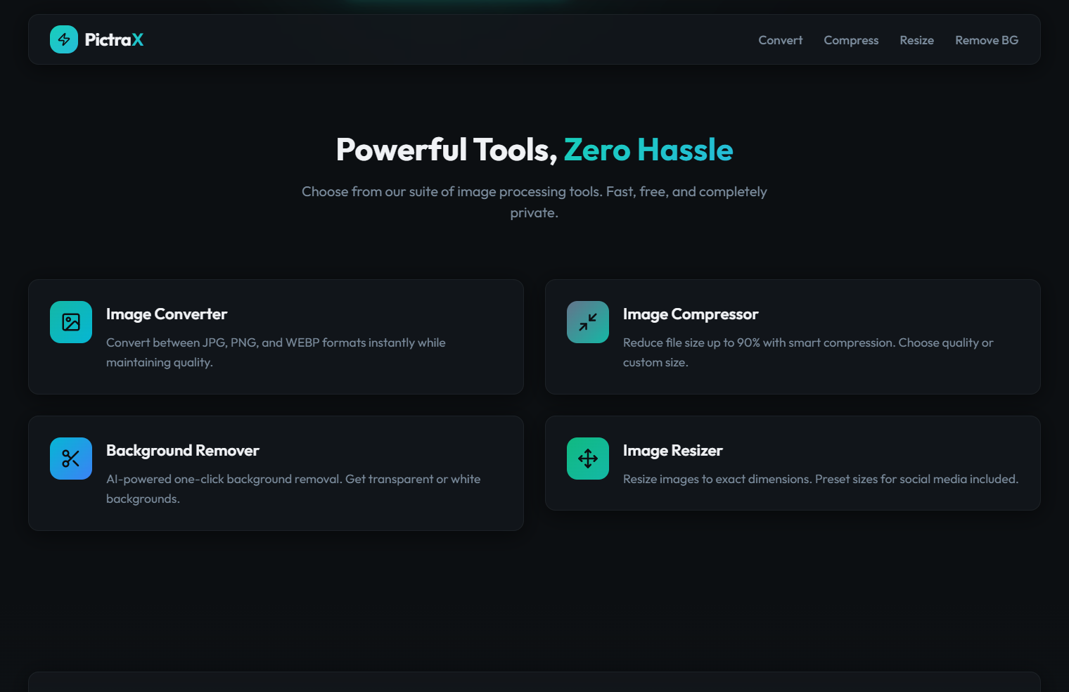 PictraX – Privacy-First Image Processing Tool thumbnail 2